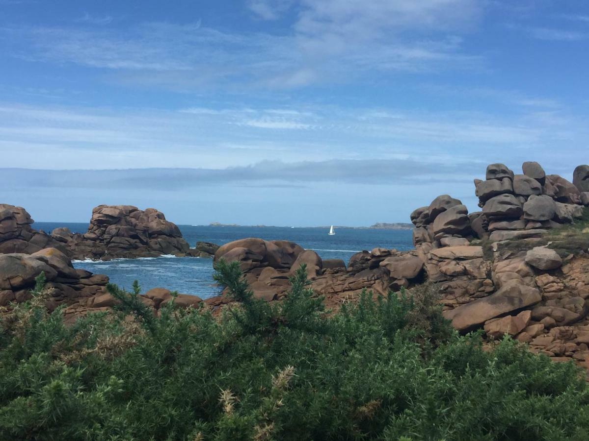 Appartamento Cote De Granit Rose Perros-Guirec Esterno foto